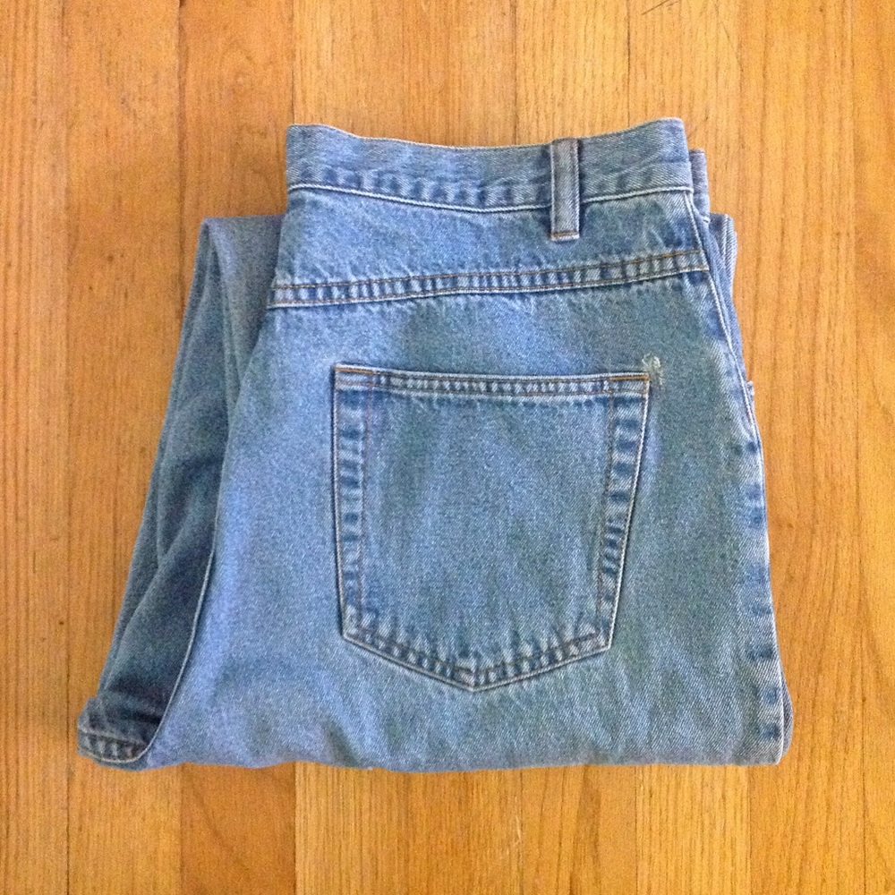 80s/90s LL BEAN high waisted mom capris